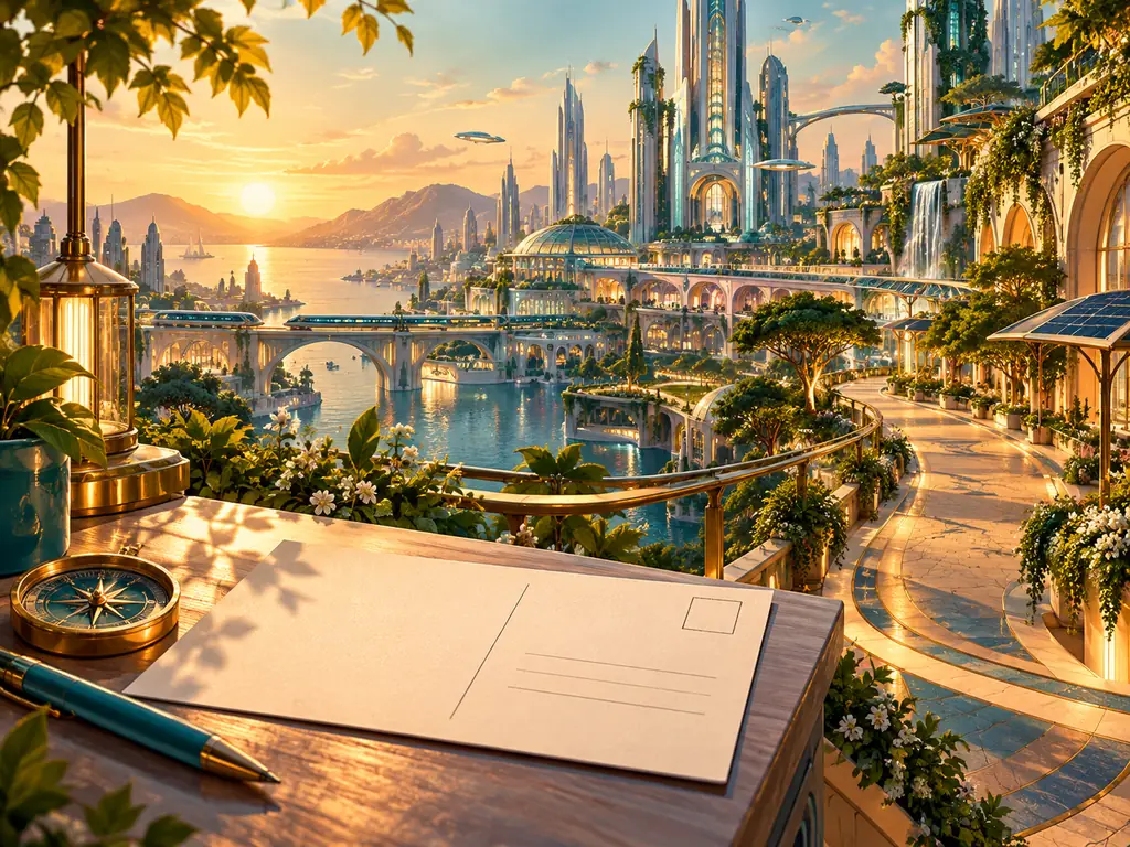 人生选择实验室原创概念插画